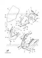 WINDSCHERM voor Yamaha XP500 2006