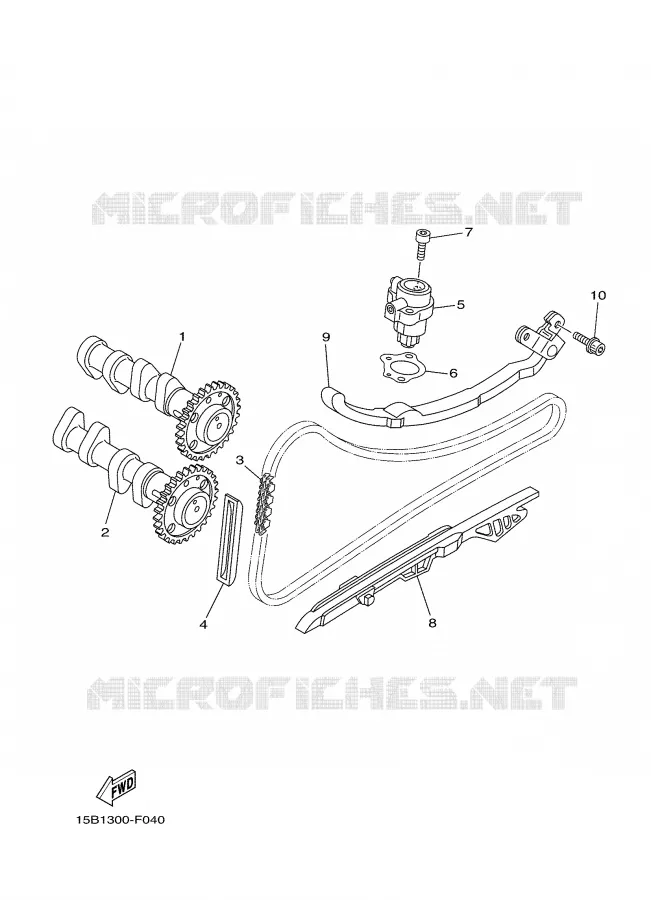 NOKKENAS / KETTING Yamaha SCOOTER 500 2008 TMAX  XP500X