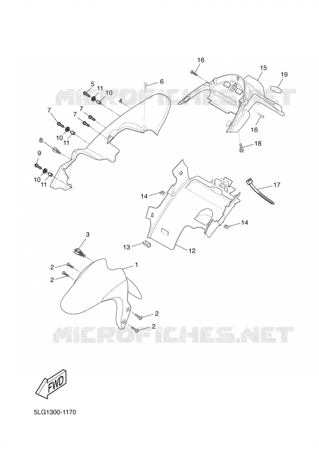 SPATBORD Yamaha SCOOTER 150 2002 MAXSTER  XQ150 MAXTER