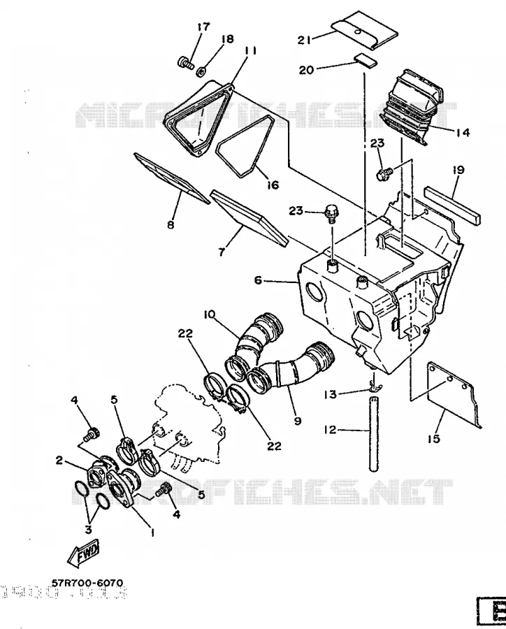 INLAAT Yamaha MOTO 250 1986 XT  XT250