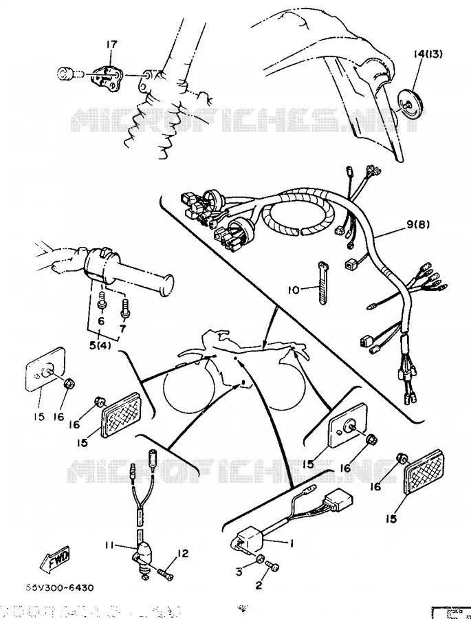 ALTERNATIEF ELECTRISCH - AUSTRIA Yamaha MOTO 350 1986 XT  XT350
