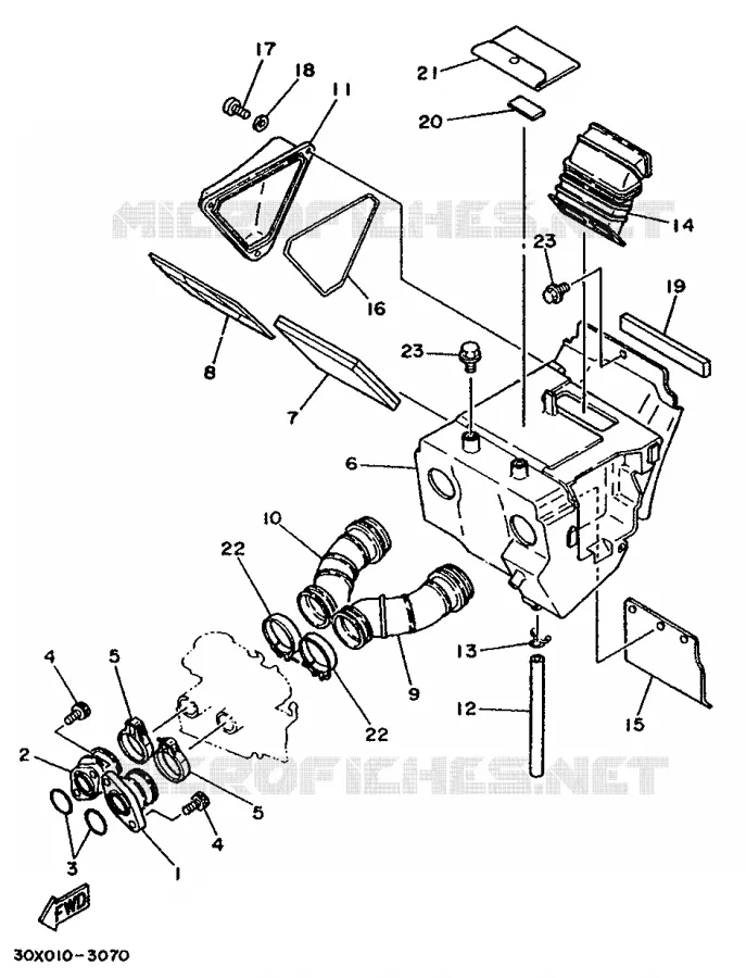 INLAAT Yamaha MOTO 350 1987 XT  XT350
