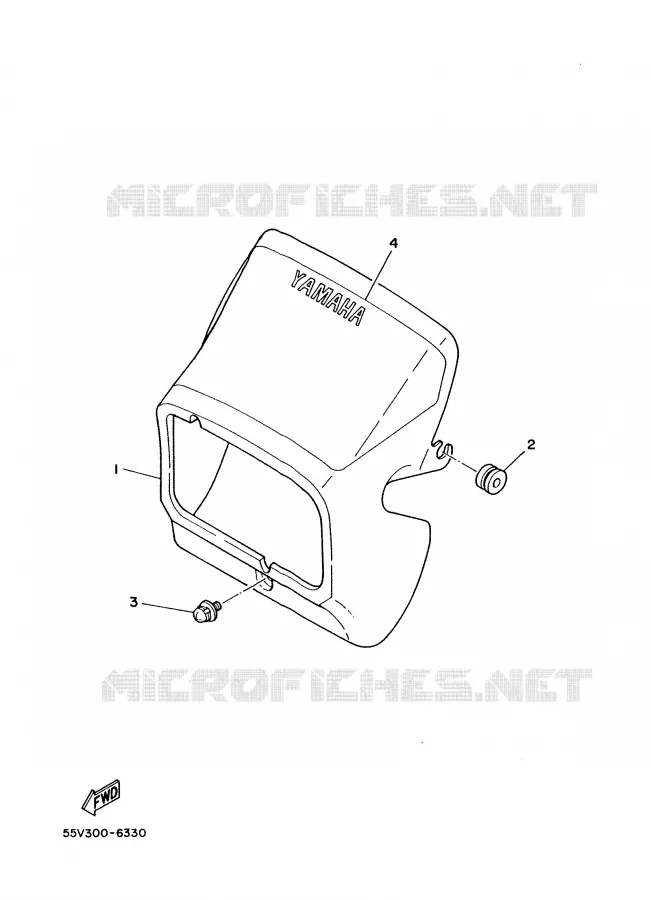 KAP 1 Yamaha MOTO 350 1988 XT  XT350'88