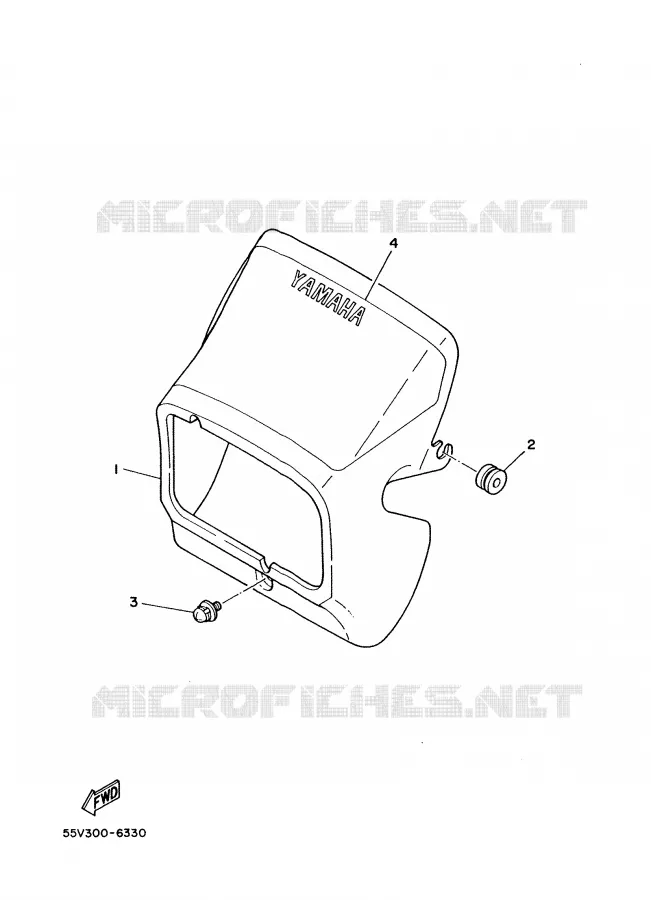 KAP 1 Yamaha MOTO 350 1988 XT  XT350'88