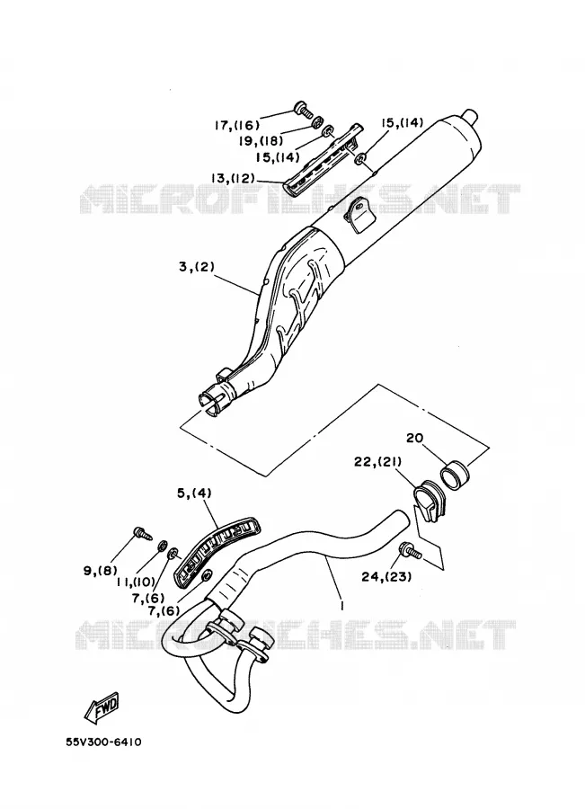 ALTERNATIEF MOTOR  Yamaha MOTO 350 1988 XT  XT350'88