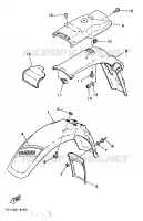 SPATBORD voor Yamaha XT350H 1986