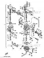 CARBURATEUR  voor Yamaha XT350H 1986