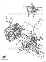 CARTERDELEN voor Yamaha XT350N (13KW) 1988