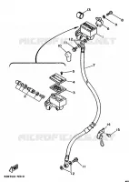 POMP VOOR voor Yamaha XT350N (13KW) 1988
