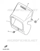KAP 1 voor Yamaha XT350N (13KW) 1988