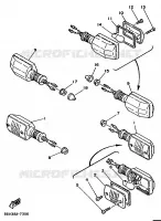 KNIPPERLICHT voor Yamaha XT350N (13KW) 1988