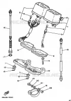 TELLERSET voor Yamaha XT350N (13KW) 1988