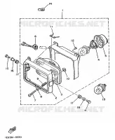 KOPLAMP voor Yamaha XT350N (13KW) 1988