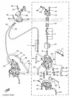 CARBURATEUR  voor Yamaha XT350N (13KW) 1988