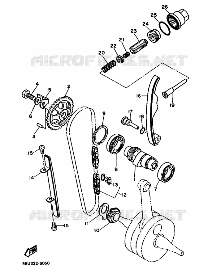 NOKKENAS / KETTING Yamaha MOTO 500 1986 XT  XT500