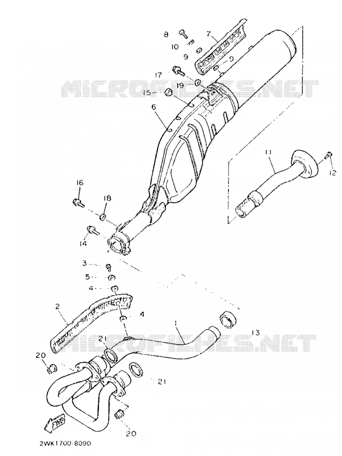 UITLAAT Yamaha MOTO 600 1988 XT  XT600
