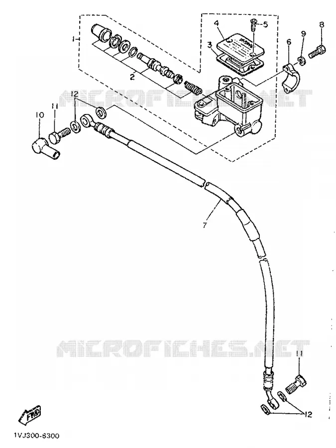 POMP VOOR Yamaha MOTO 600 1988 XT  XT600