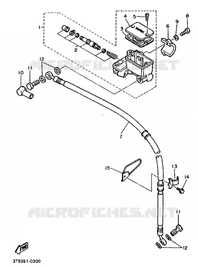 POMP VOOR Yamaha MOTO 600 1990 XTE  XT600E