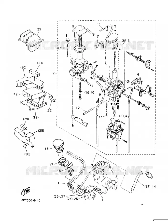 ALTERNATIEF MOTOR - FOR SWITZERLAND  Yamaha MOTO 600 1996 XTE  XT600E