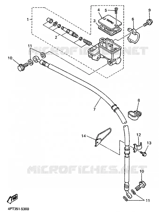 POMP VOOR Yamaha MOTO 600 1996 XTE  XT600E