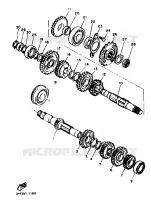 TRANSMISSIE voor Yamaha XT600E 1998