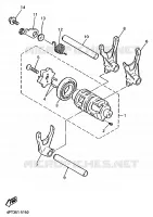 SCHAKELWALS voor Yamaha XT600E 1998