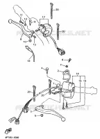 STUURSCHAKELAAR / HEVEL voor Yamaha XT600E 1998