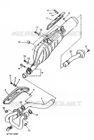 UITLAAT voor Yamaha XT600E 1998
