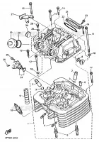 CILINDERKOP voor Yamaha XT600E 1998