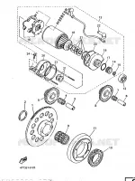 STARTMOTOR KOPPELINGS voor Yamaha XT600E 1998