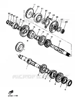TRANSMISSIE voor Yamaha XT600E 1998