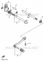 SCHAKEL STANG / PEDAAL voor Yamaha XT600E 1998