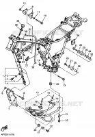 FRAME voor Yamaha XT600E 1998