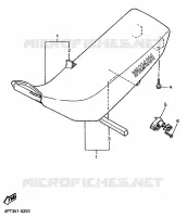 SELLE voor Yamaha XT600E 1998