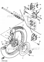 VOORWIEL voor Yamaha XT600E 1998