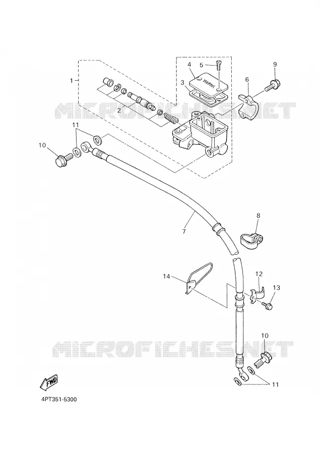 POMP VOOR Yamaha MOTO 600 2000 XTE  XT600E