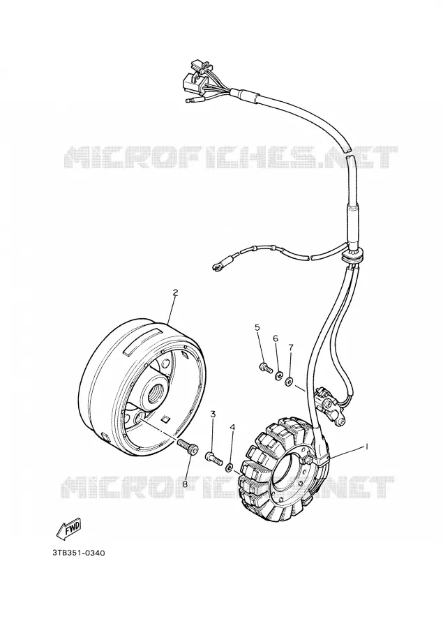 DYNAMO Yamaha MOTO 600 2000 XTE  XT600E