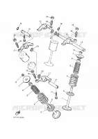 KLEPPEN voor Yamaha XT600E 2002