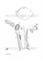 NOKKENAS / KETTING voor Yamaha XT600E 2002