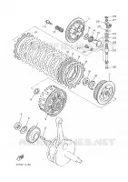 STARTMOTOR KOPPELINGS voor Yamaha XT600E 2002