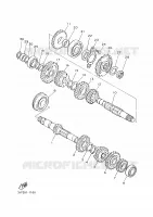 TRANSMISSIE voor Yamaha XT600E 2002
