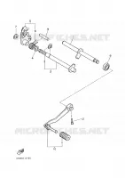 SCHAKEL STANG / PEDAAL voor Yamaha XT600E 2002