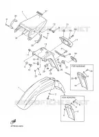 SPATBORD voor Yamaha XT600E 2002