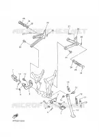 STANDAARD / VOETSTEUN voor Yamaha XT600E 2002