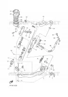 REMPOMP ACHTER voor Yamaha XT600E 2002