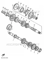 TRANSMISSIE voor Yamaha XT600EH (33KW) 1993