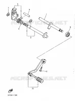 SPATBORD voor Yamaha XT600EN 1991