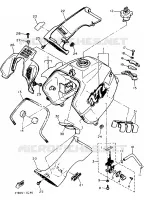 BENZINE TANK voor Yamaha XT600EN 1991