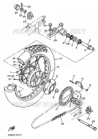 ACHTERWIEL voor Yamaha XT600EN 1991