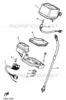 TELLERSET voor Yamaha XT600EN 1991